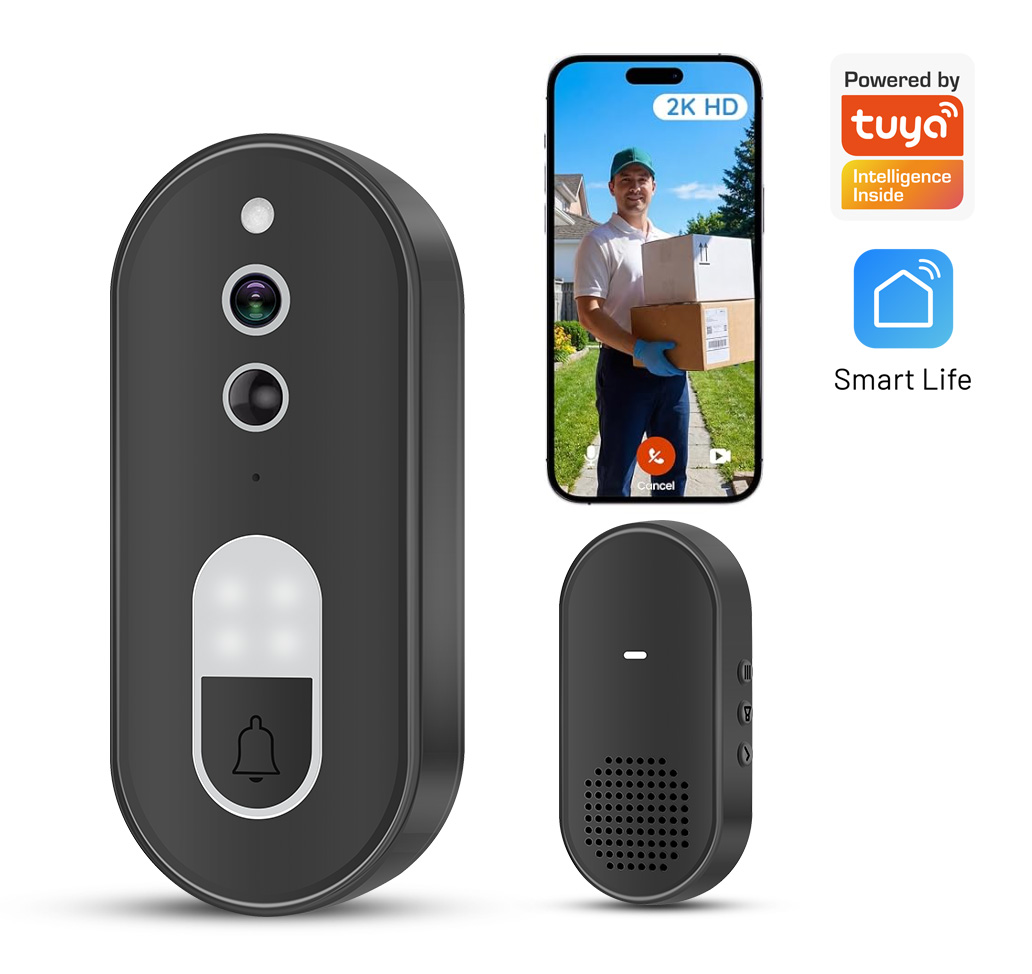 Smart Home Video Doorbell Enhanced Security With Smart Doorbell - جرس باب ذكي لاسلكي واي فاي