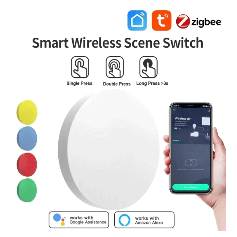 Smart Home Assistant - زر ذكي لاسلكي من تويا زيجبي