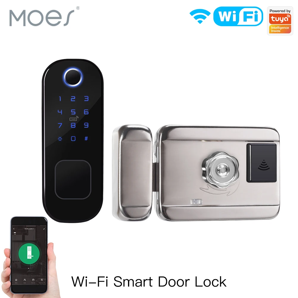 Smart Home Moes - MOES WiFi Tuya قفل ذكي قفل
