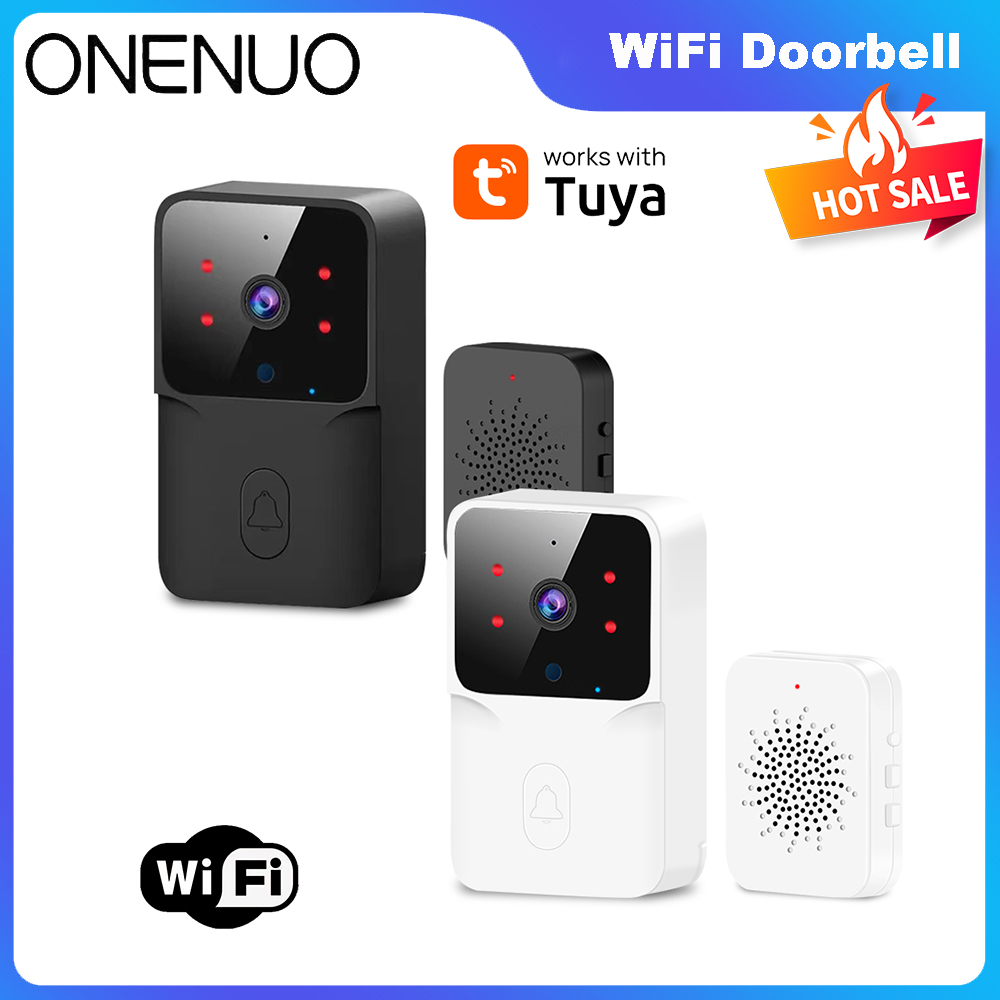 Smart Home Video Doorbell Enhanced Security With Smart Doorbell - Tuya WiFi جرس باب يتضمن شاشة