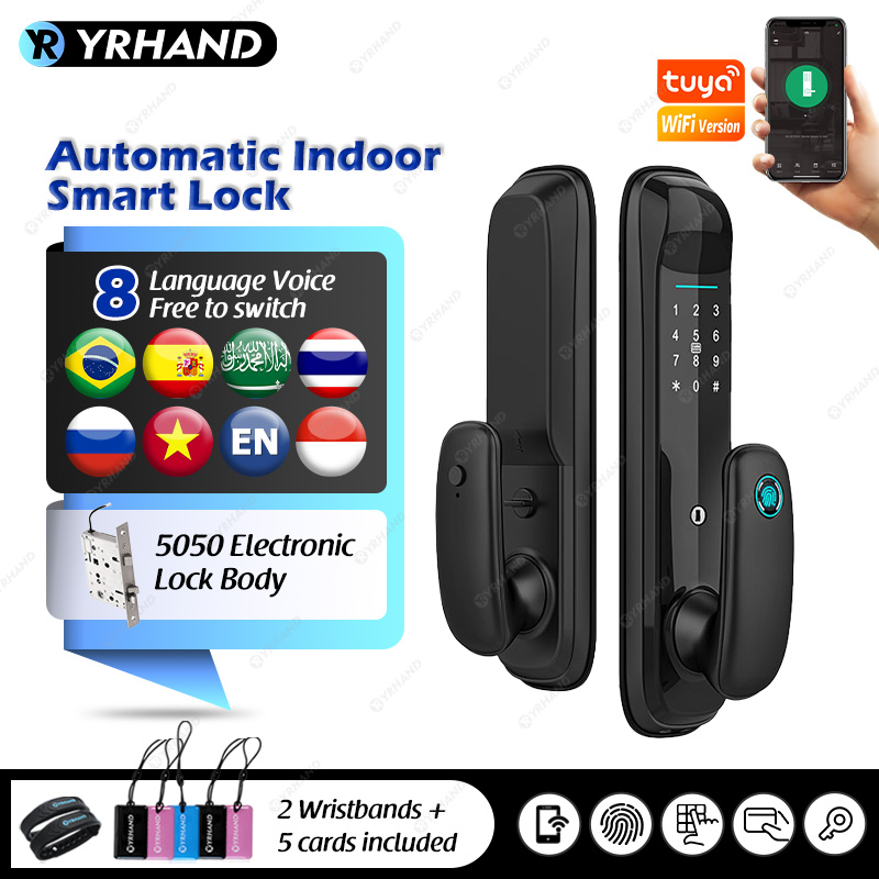 Smart Door Lock - YRHAND تويا واي فاي قفل إلكتروني