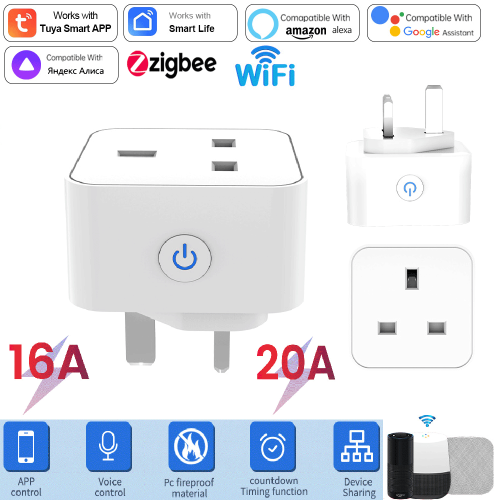 Smart Home Setup - مقبس ذكي من تويا 16 أمبير/20