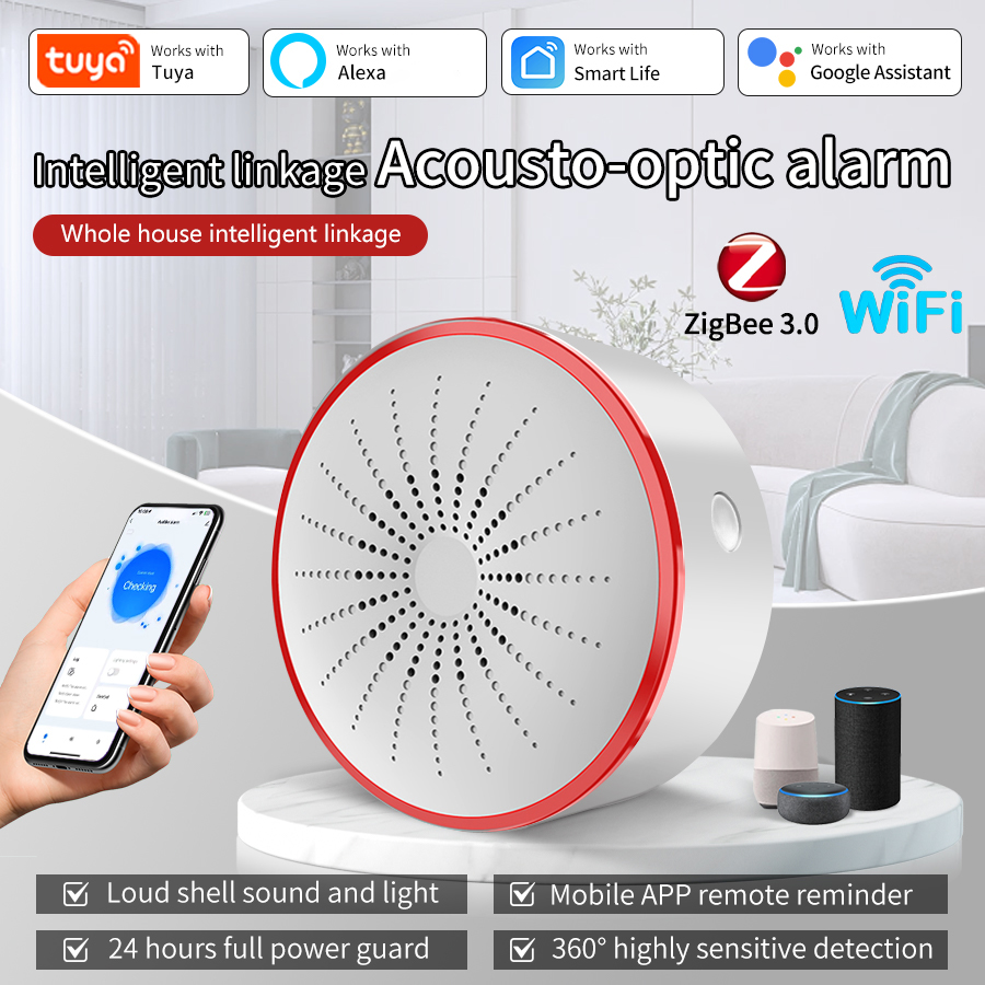Smart Home Setup - صفارة إنذار ذكية من تويا تعمل