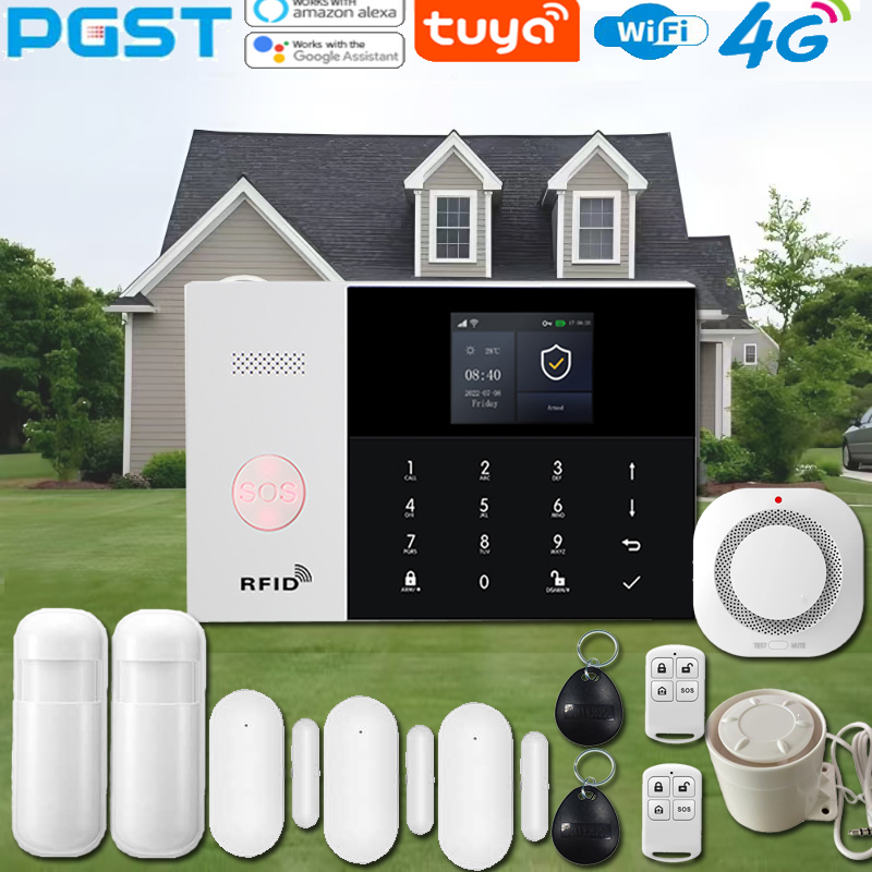 Smart Home Security System - نظام إنذار أمان منزلي ذكي PGST