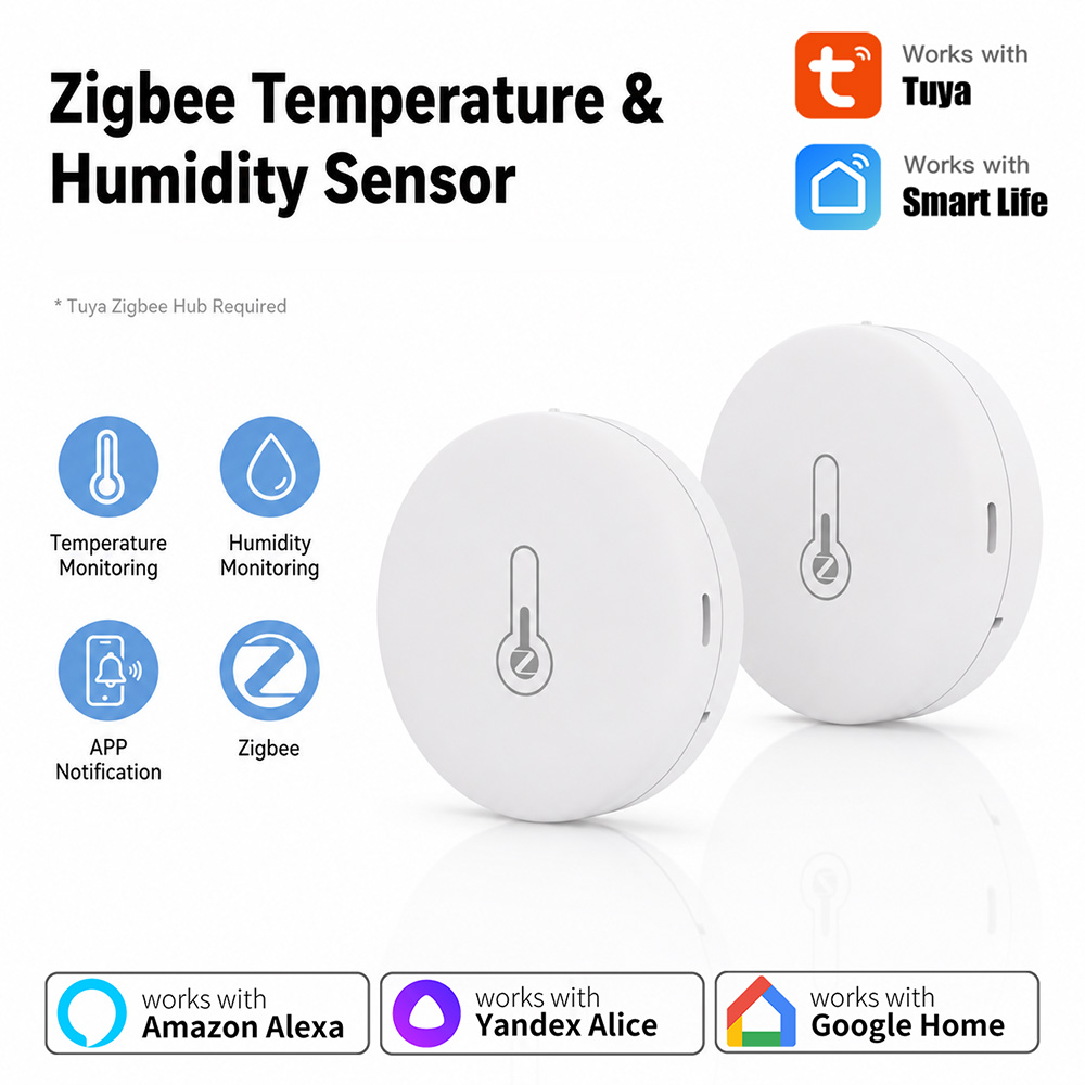 Smart Home Setup - جهاز استشعار درجة الحرارة والرطوبة من
