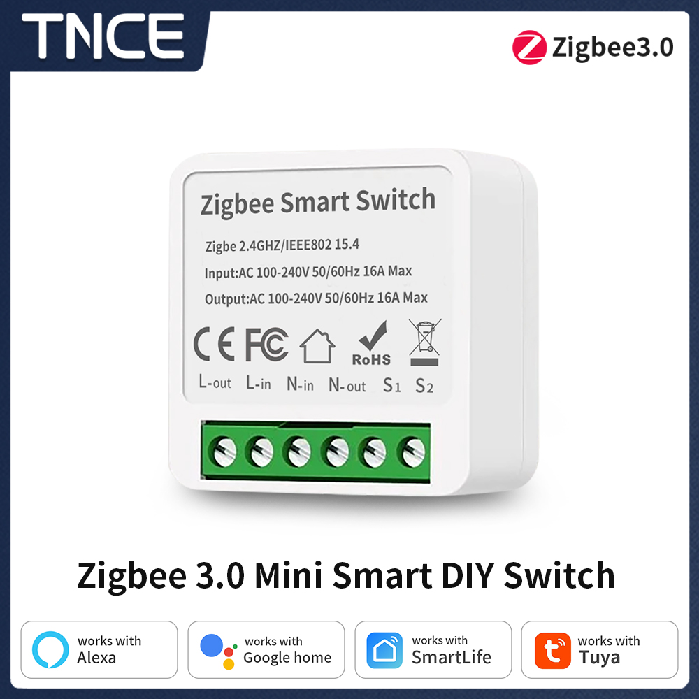 Smart Home Google - وحدة مفتاح ذكي TNCE Tuya 16A