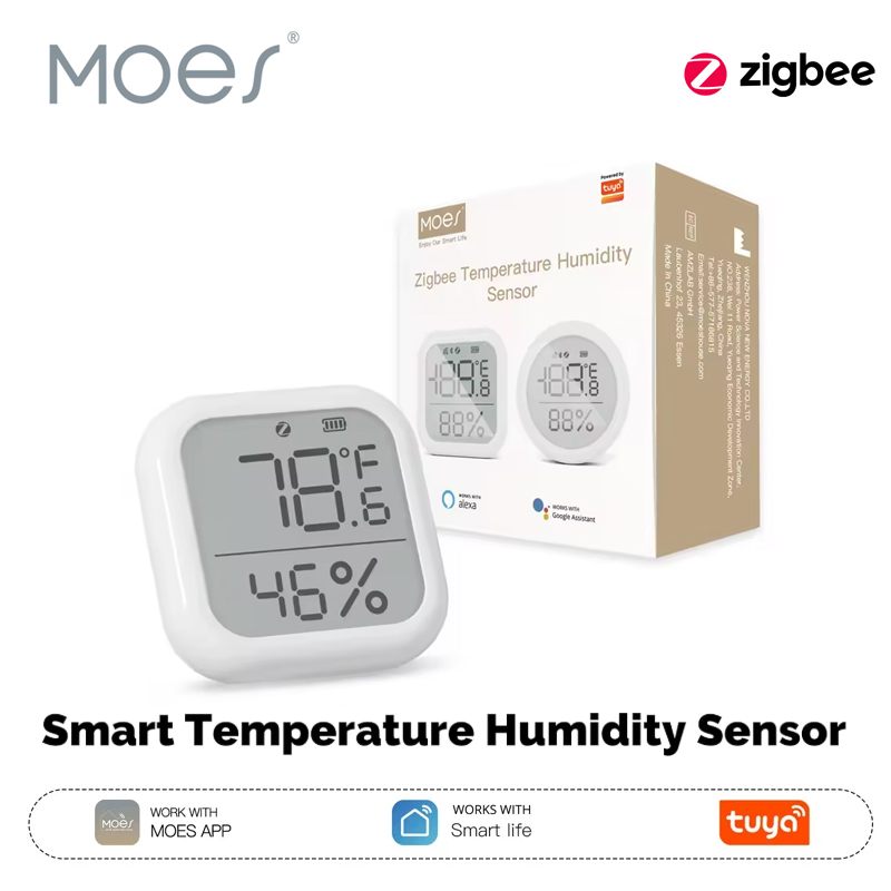 Smart Home Setup - مستشعر درجة الحرارة والرطوبة الذكي من
