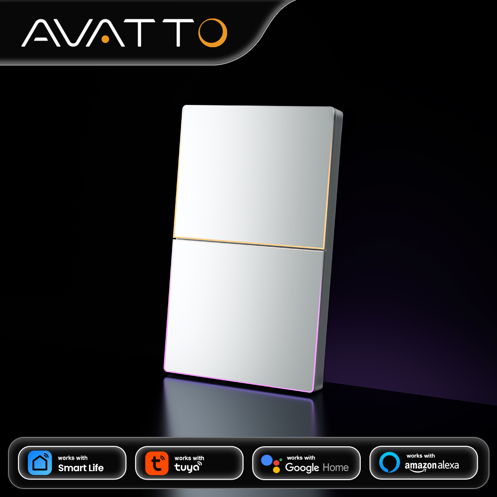 Smart Home Google - مفتاح إضاءة ذكي من AVATTO يعمل