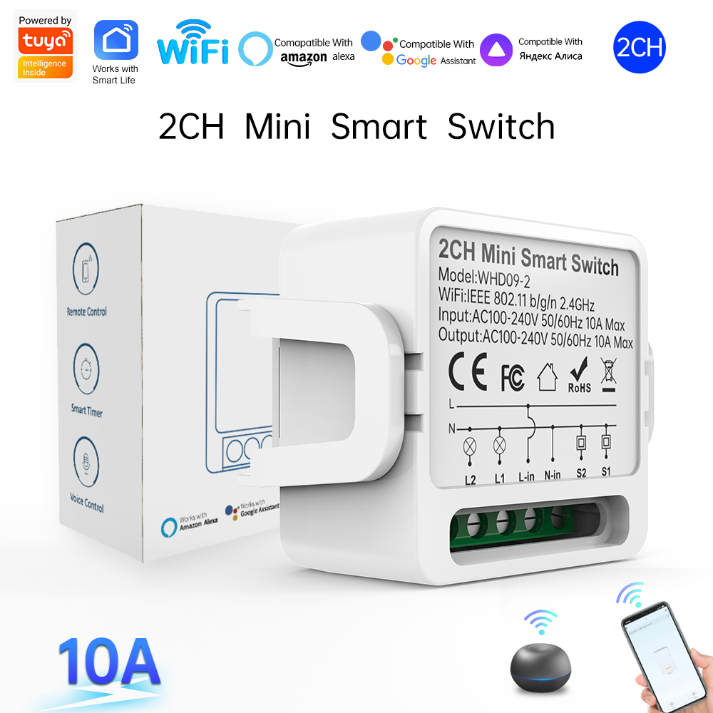 Smart Home Google - مفتاح تويا الذكي ثنائي الاتجاه بـ