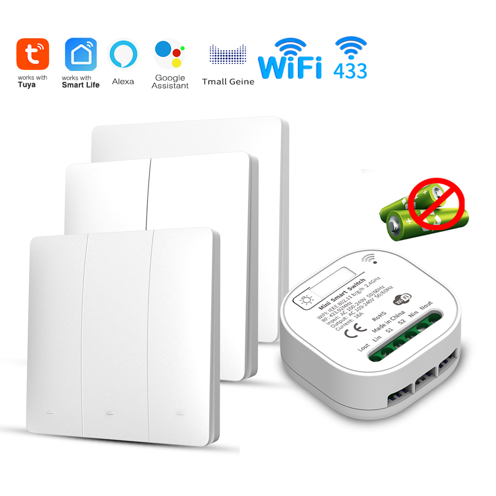 Smart Home Google - مفتاح إضاءة ذكي يعمل بالواي فاي