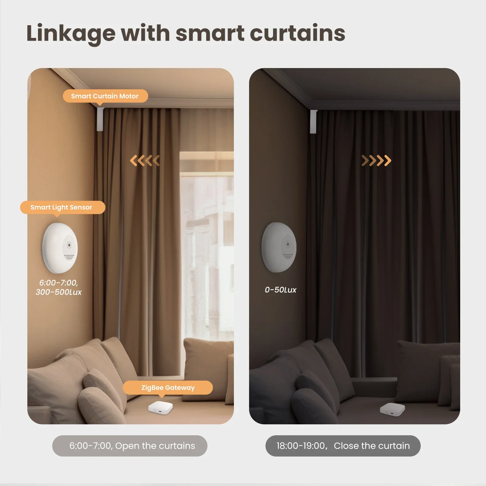 MOES Tuya Zigbee مستشعر الضوء  - مراجعة Smart Home Moes وسعره