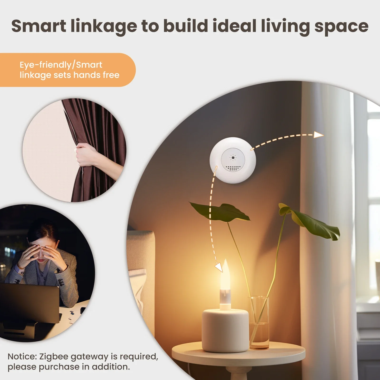 MOES Tuya Zigbee مستشعر الضوء  - مراجعة Smart Home Moes وسعره