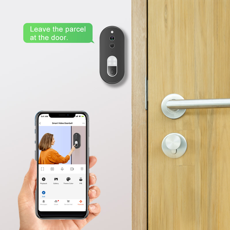 جرس باب ذكي لاسلكي واي فاي بدق - مراجعة Smart Home Video Doorbell Enhanced Security With Smart Doorbell وسعره