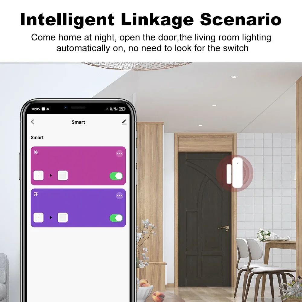 مستشعر أبواب ونوافذ زيجبي، كاش - مراجعة Smart Home Security System وسعره