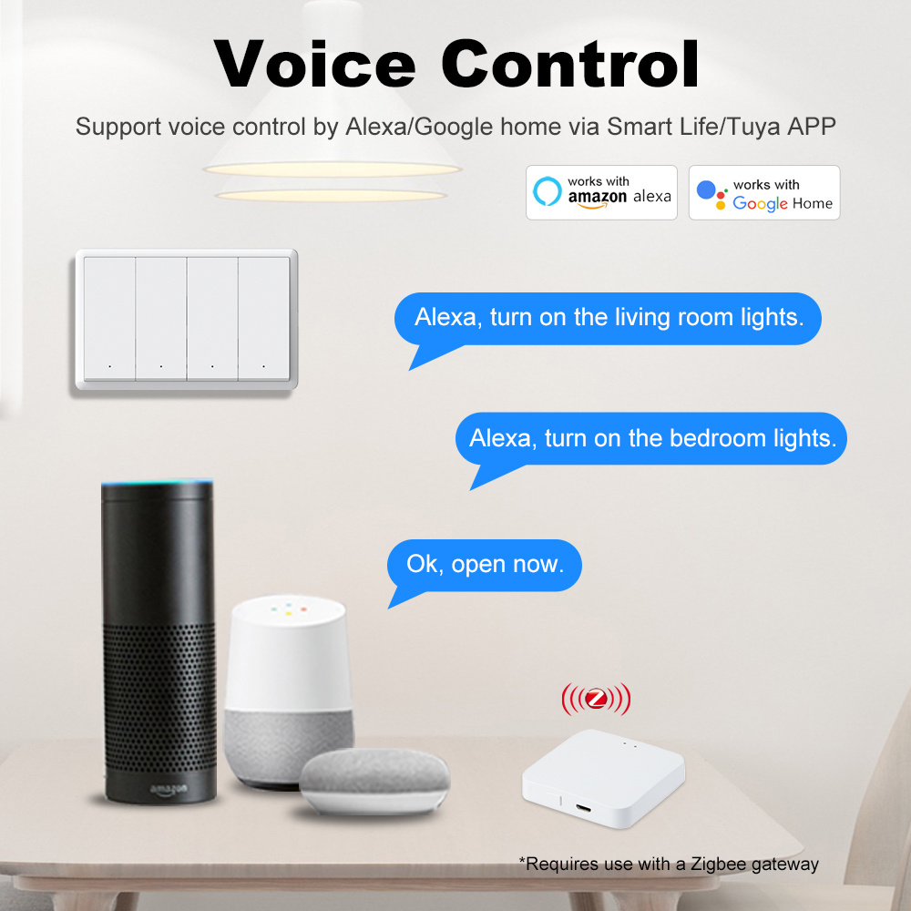 مفتاح إضاءة ذكي من مانهوت يعمل - مراجعة Smart Home Google وسعره