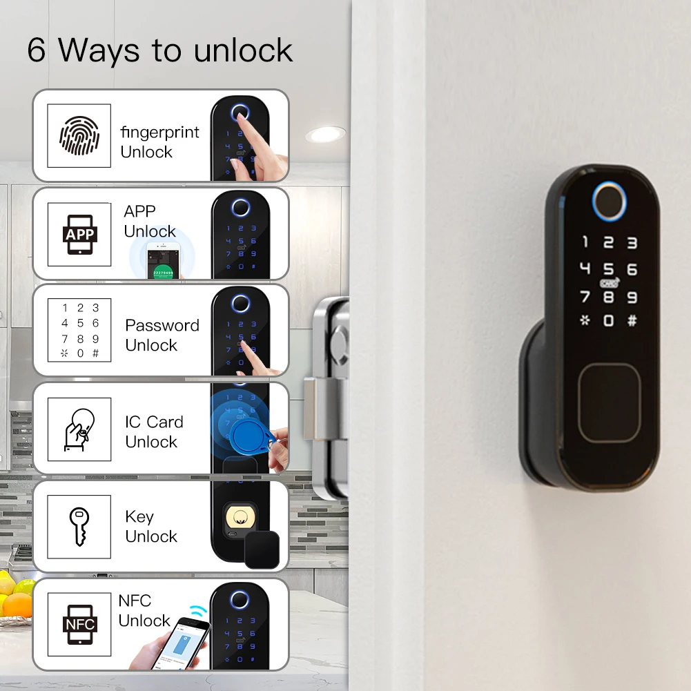 MOES WiFi Tuya قفل ذكي قفل الب - مراجعة Smart Home Moes وسعره