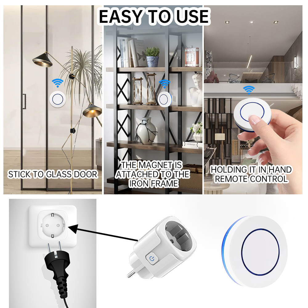 مقبس لاسلكي ذكي RF433 للتحكم ع - مراجعة Universal Remote Smart Home وسعره