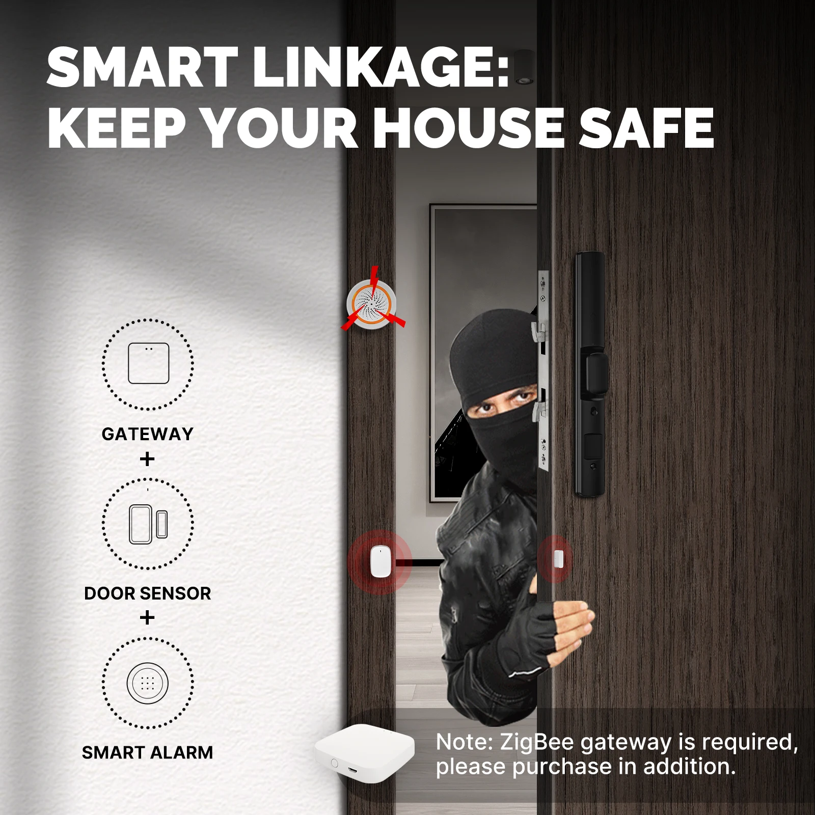 MOES Tuya Smart ZigBee نافذة/ب - مراجعة Smart Home Moes وسعره