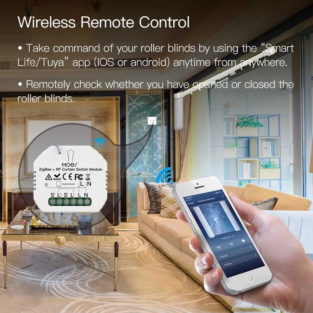 وحدة تحكم ذكية MOES ZigBee RF4 - مراجعة Smart Home Moes وسعره