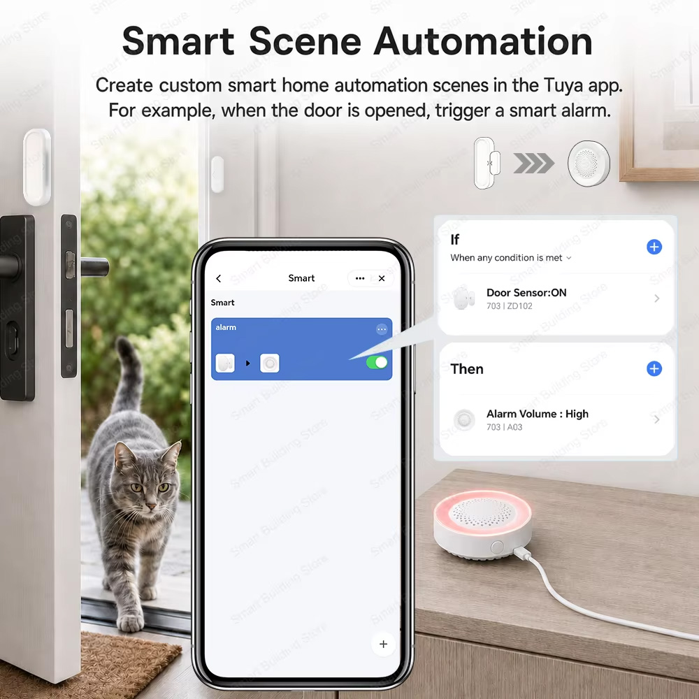 مستشعر مقاوم للماء للأبواب وال - مراجعة Smart Home Setup وسعره