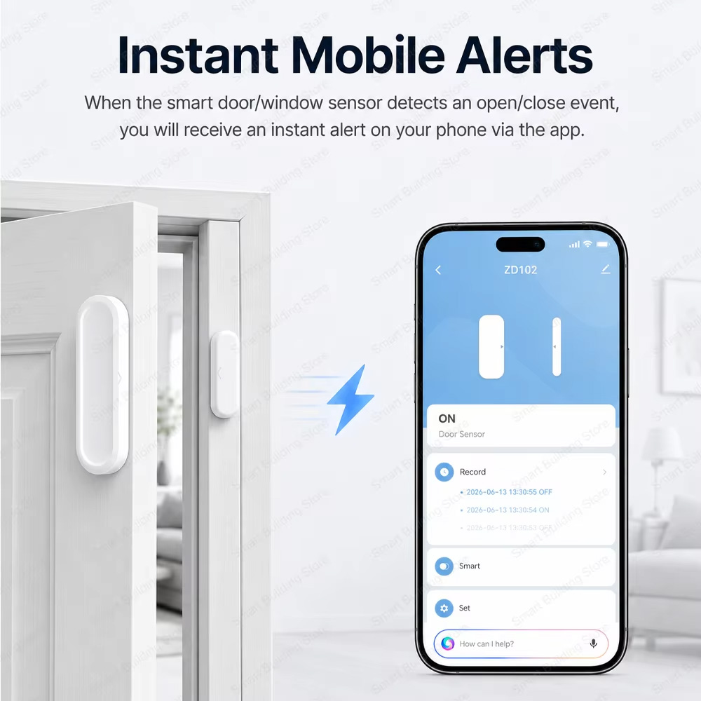 مستشعر مقاوم للماء للأبواب وال - مراجعة Smart Home Setup وسعره