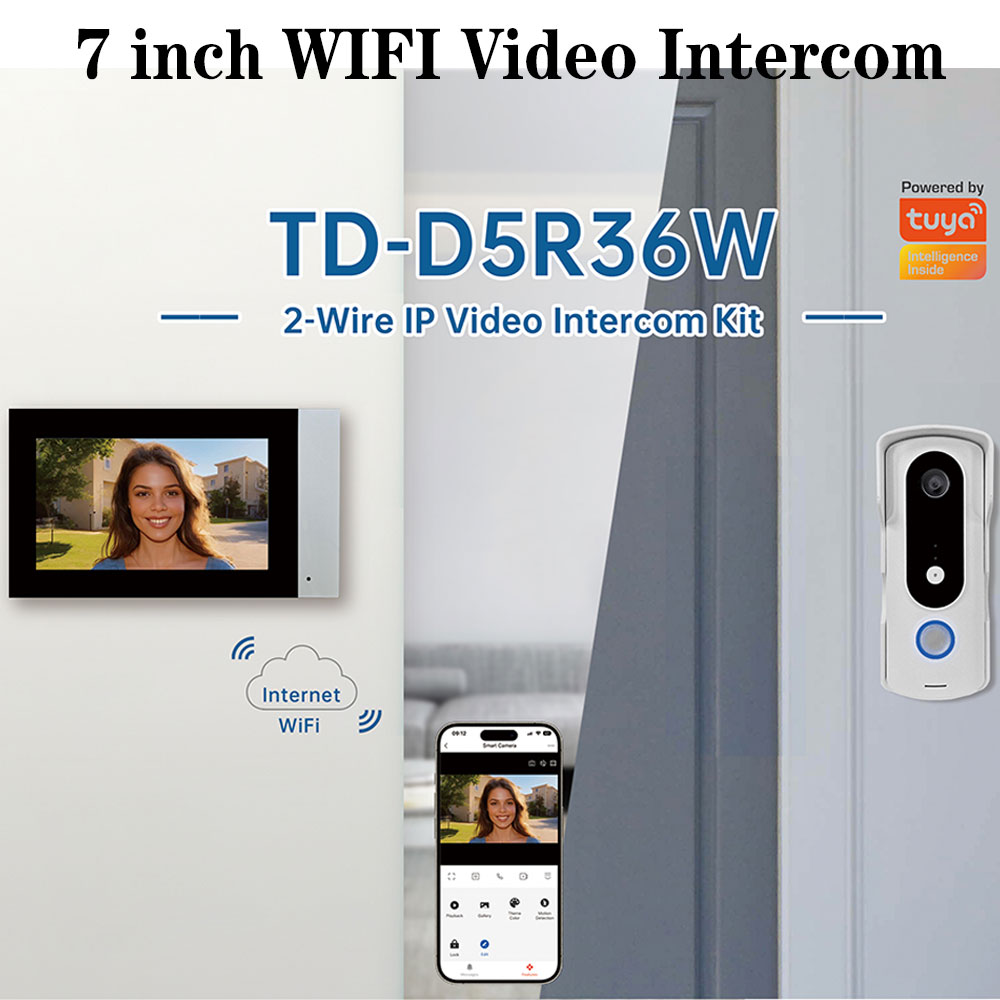 2 سلك المنزل الذكي تويا واي فا - مراجعة Smart Home Video Doorbell Enhanced Security With Smart Doorbell وسعره