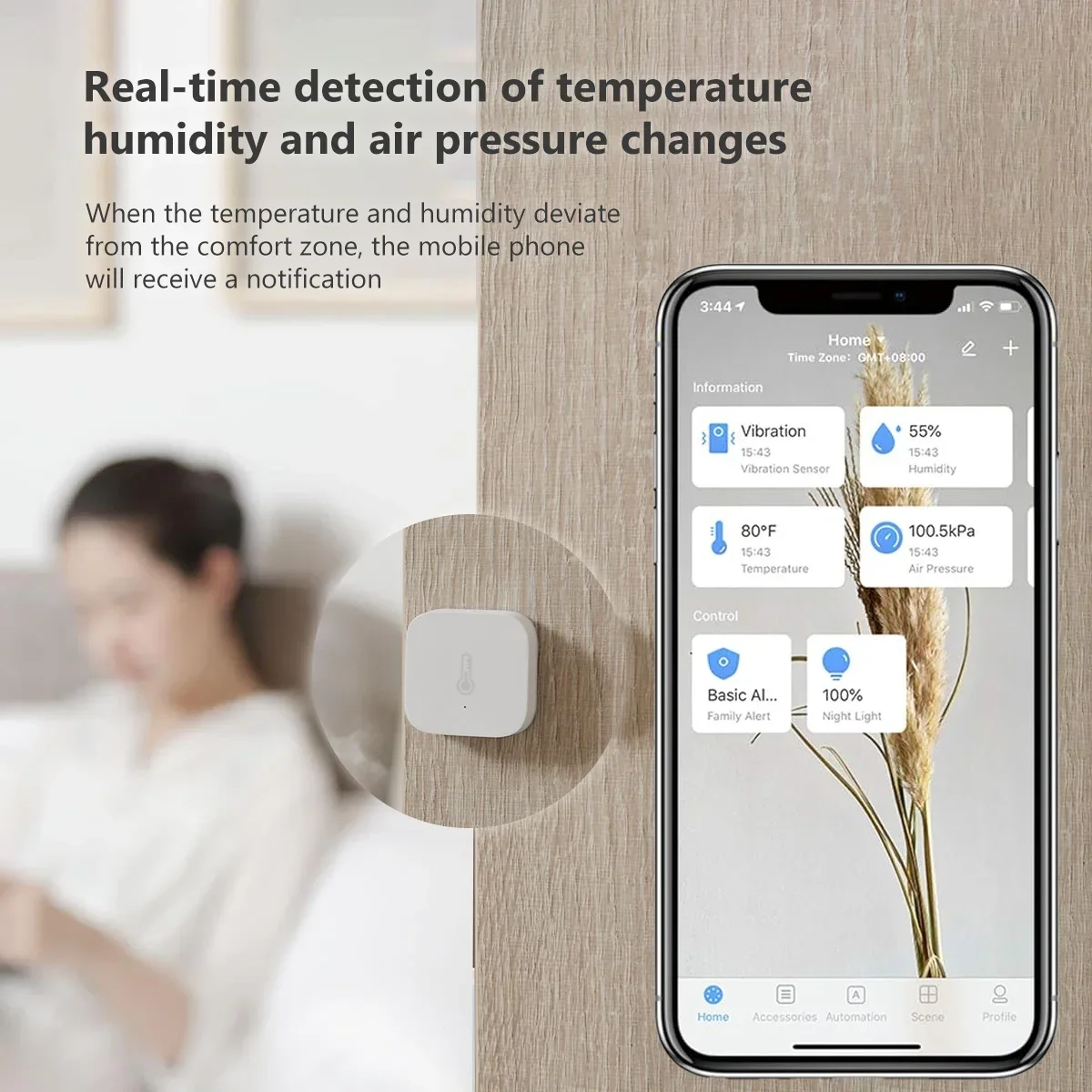 مستشعر درجة الحرارة الذكي من أ - مراجعة Smart Home Hub Matter وسعره