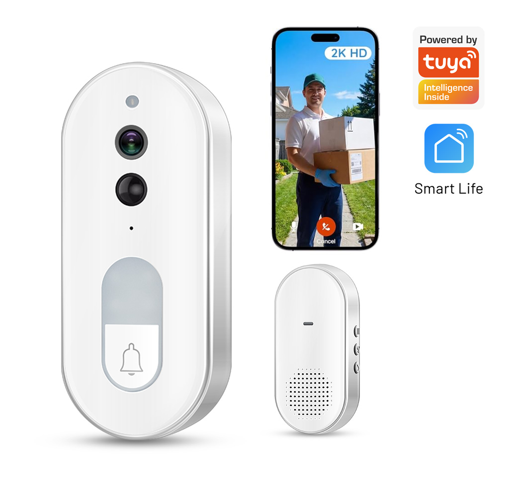 جرس باب ذكي لاسلكي من تويا مع  - مراجعة Smart Home Video Doorbell Enhanced Security With Smart Doorbell وسعره