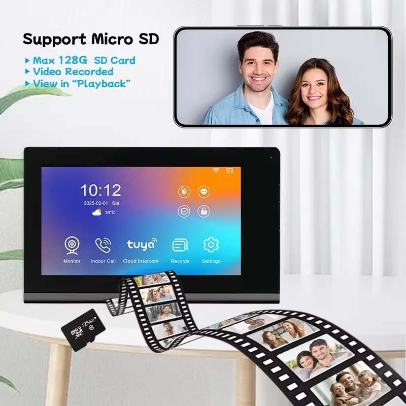 【CHIMU HOME】 جرس باب ذكي بكامي - مراجعة Smart Home Video وسعره