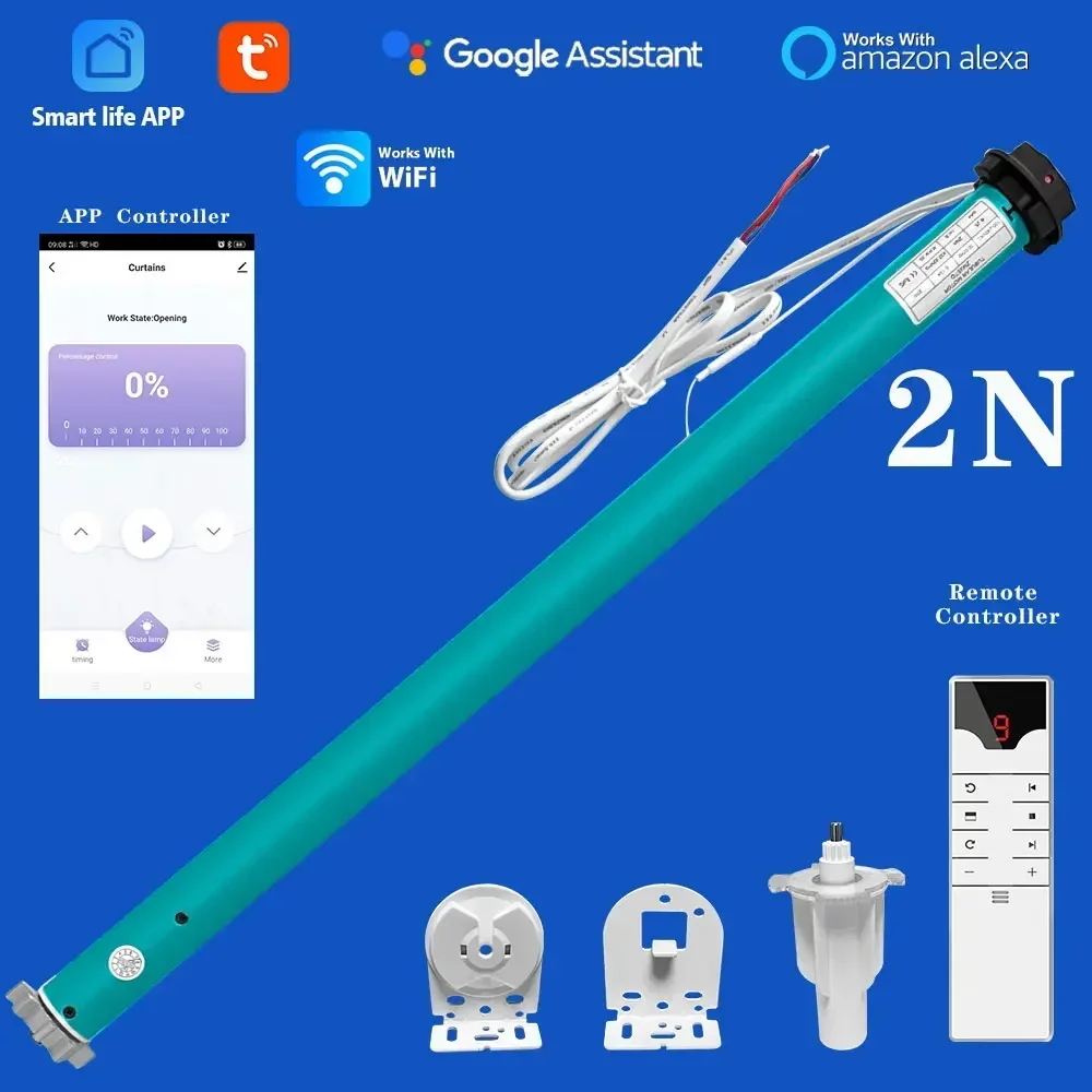 نظام محرك ستائر ذكي SZMYQ 25 م - مراجعة Smart Home Youtube وسعره