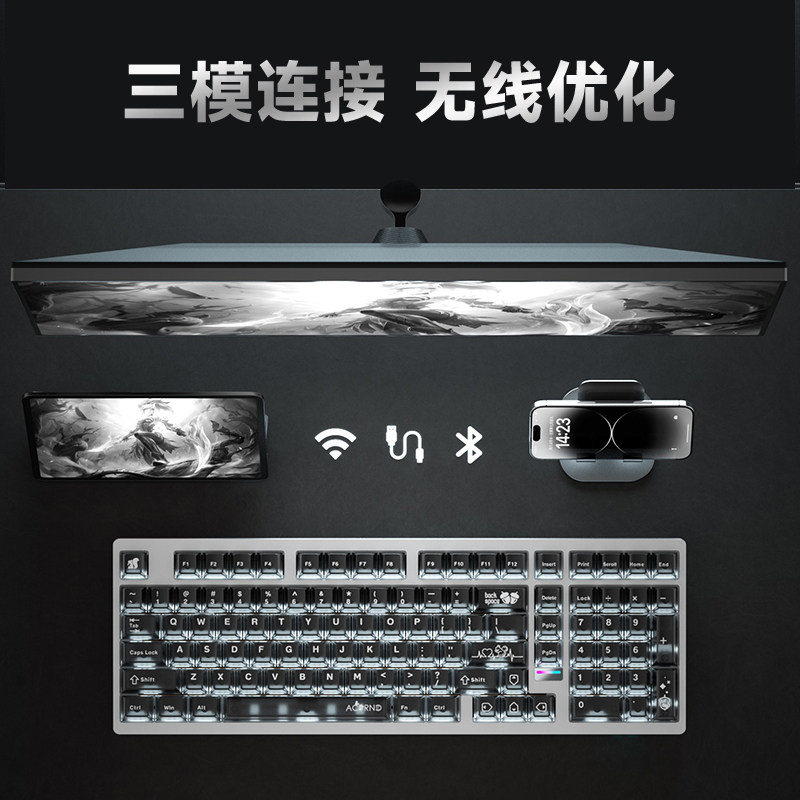 لوحة مفاتيح ميكانيكية لاسلكية  - مراجعة Smart Home Pc وسعره