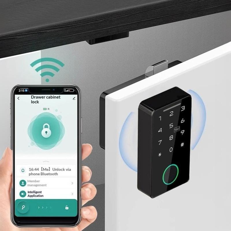 قفل ذكي ببصمة الإصبع يدعم تطبي - مراجعة Smart Door Lock وسعره