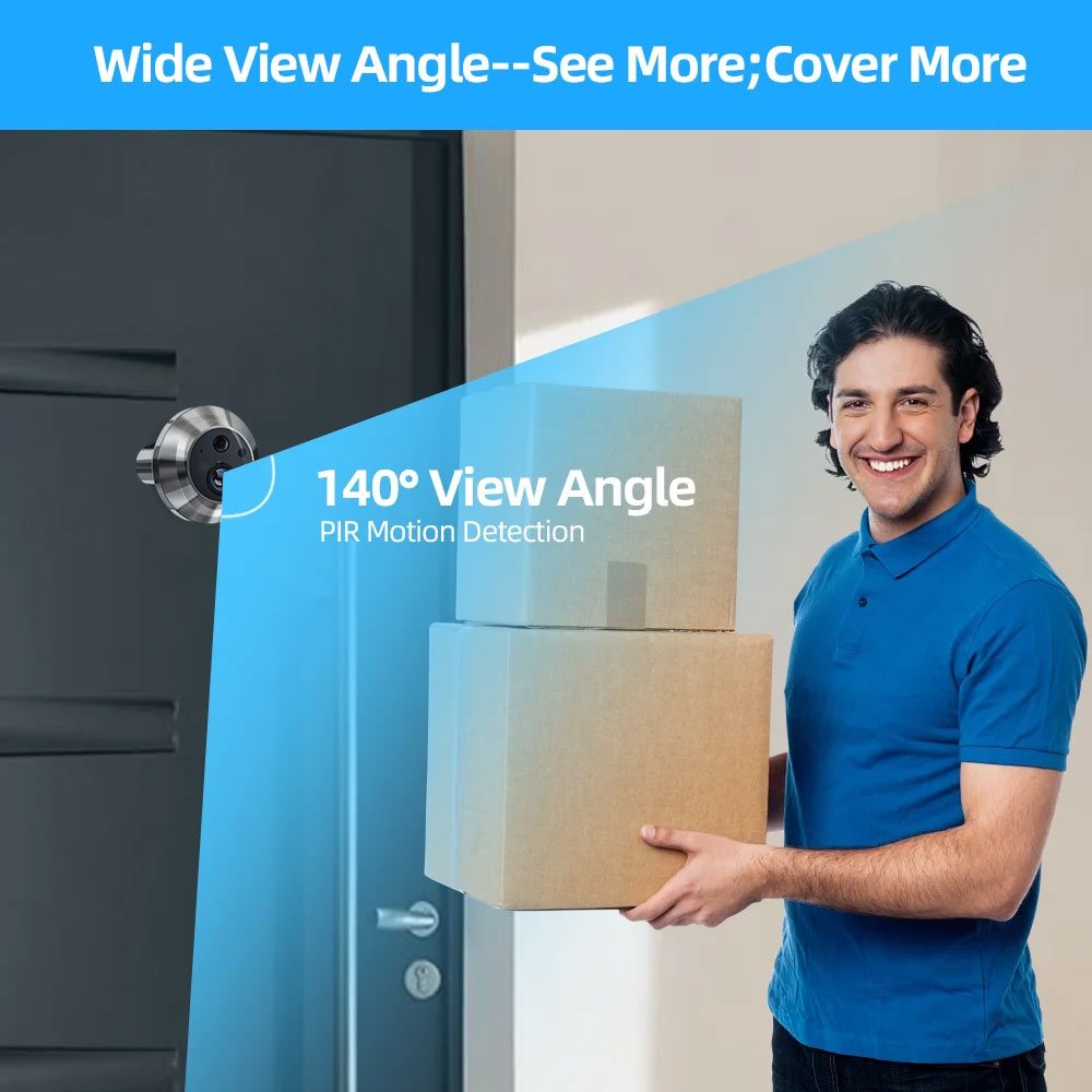 كاميرا باب ذكية من تويا بدقة 5 - مراجعة Smart Home Video Doorbell Enhanced Security With Smart Doorbell وسعره