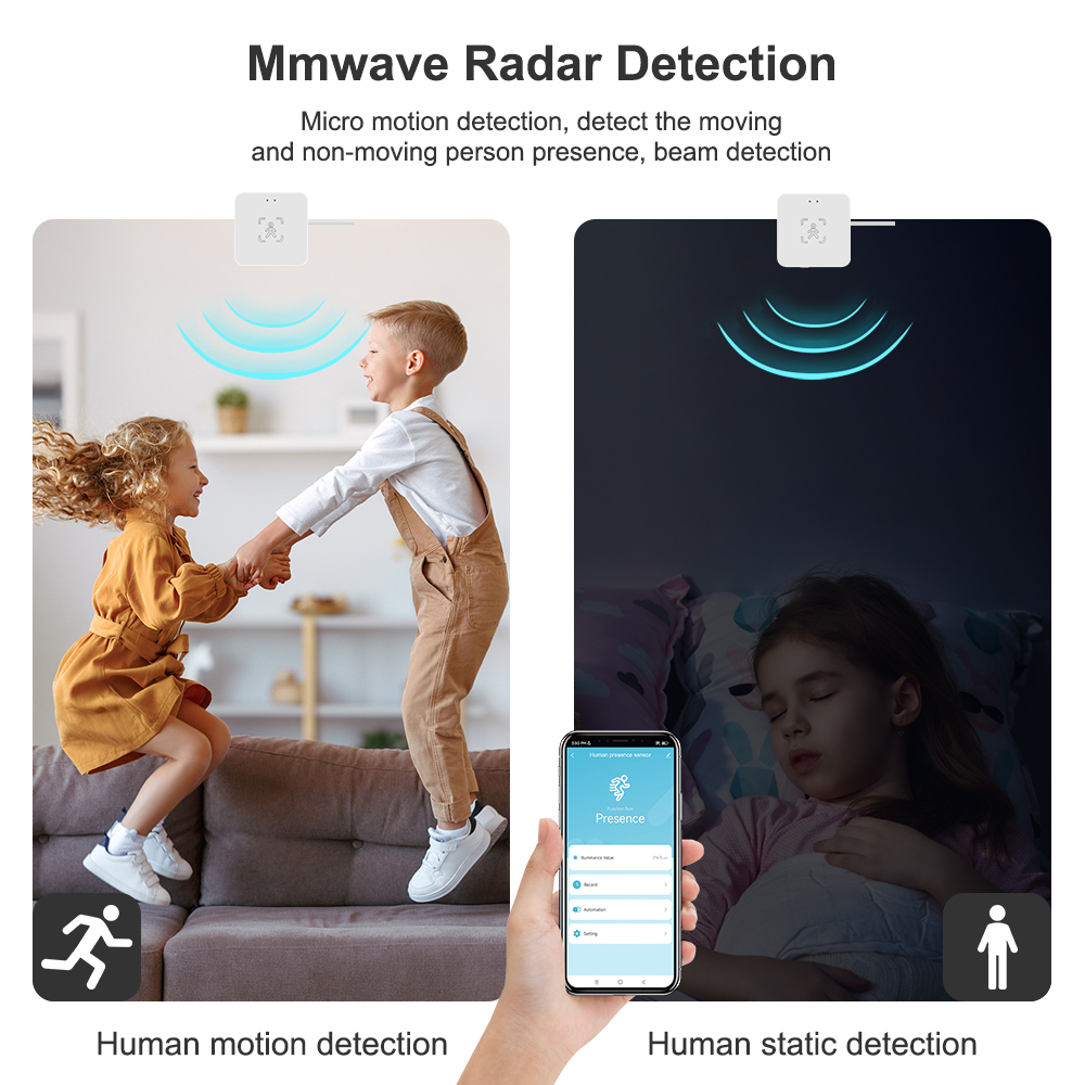 Tuya WiFi/ Zigbee مستشعر الوجو - مراجعة Smart Home Assistant وسعره