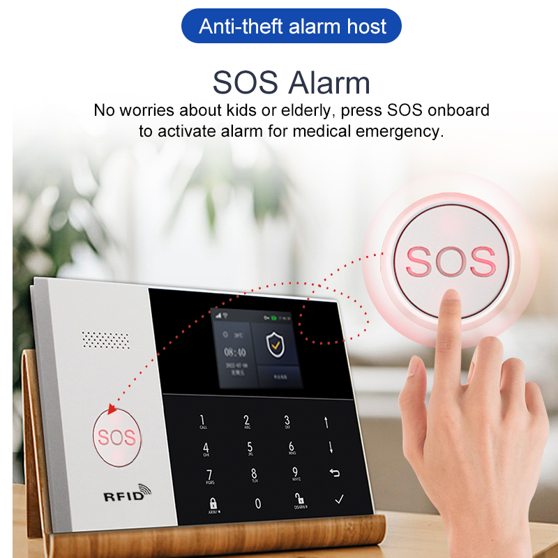 نظام إنذار أمان منزلي ذكي PGST - مراجعة Smart Home Security System وسعره