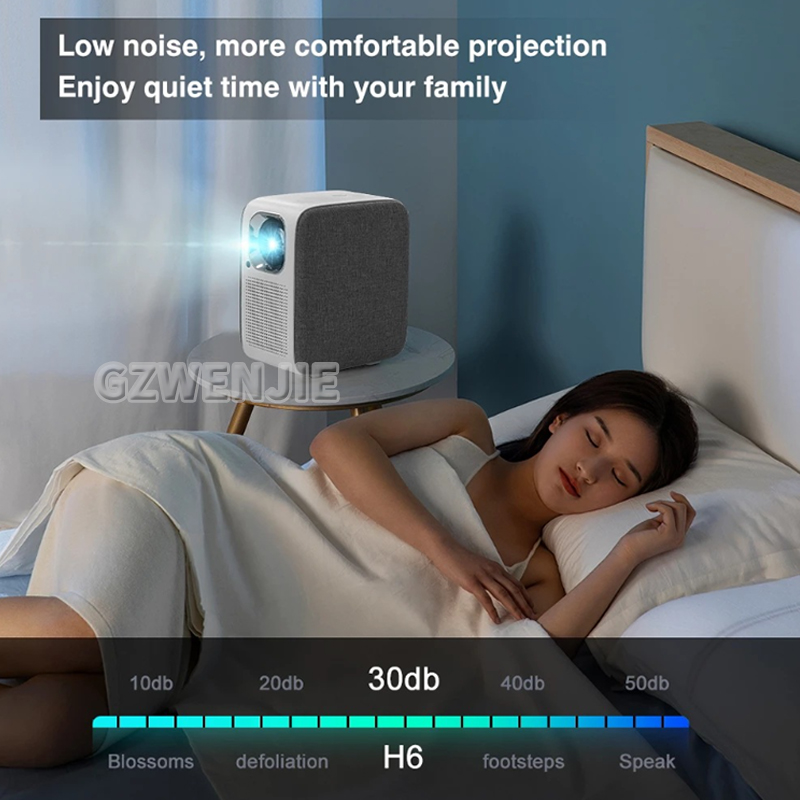 H6 جهاز عرض صغير LED 1080P Ful - مراجعة Smart Home Video وسعره