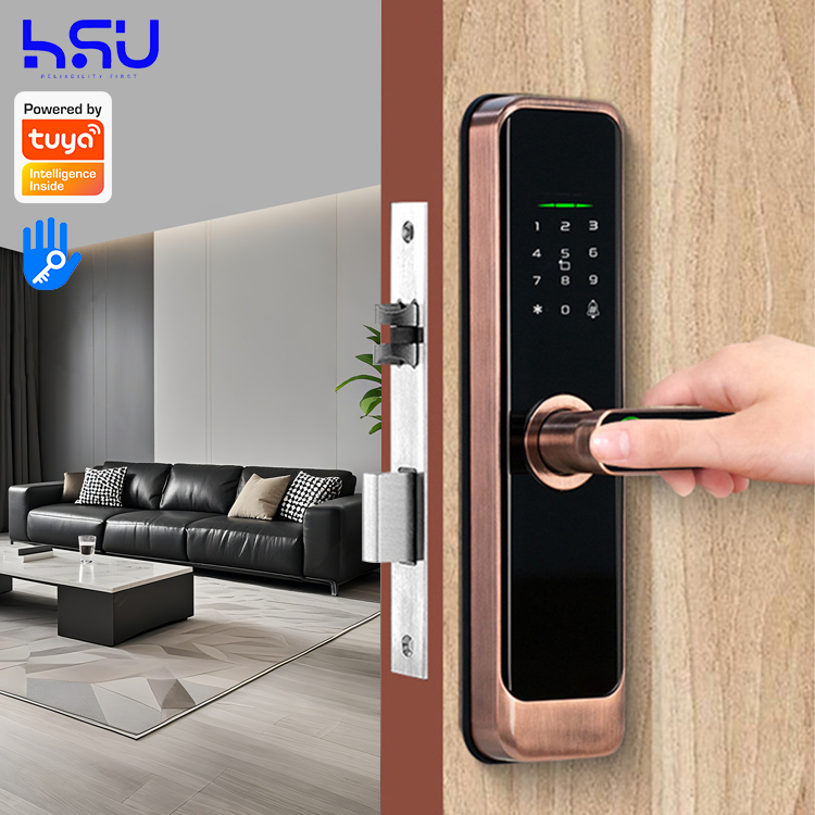قفل باب ذكي رقمي للمنازل الخشب - مراجعة Smart Door Lock وسعره