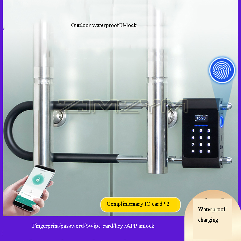 بصمة U-نوع قفل الإلكترونية الذ - مراجعة Smart Door Lock وسعره