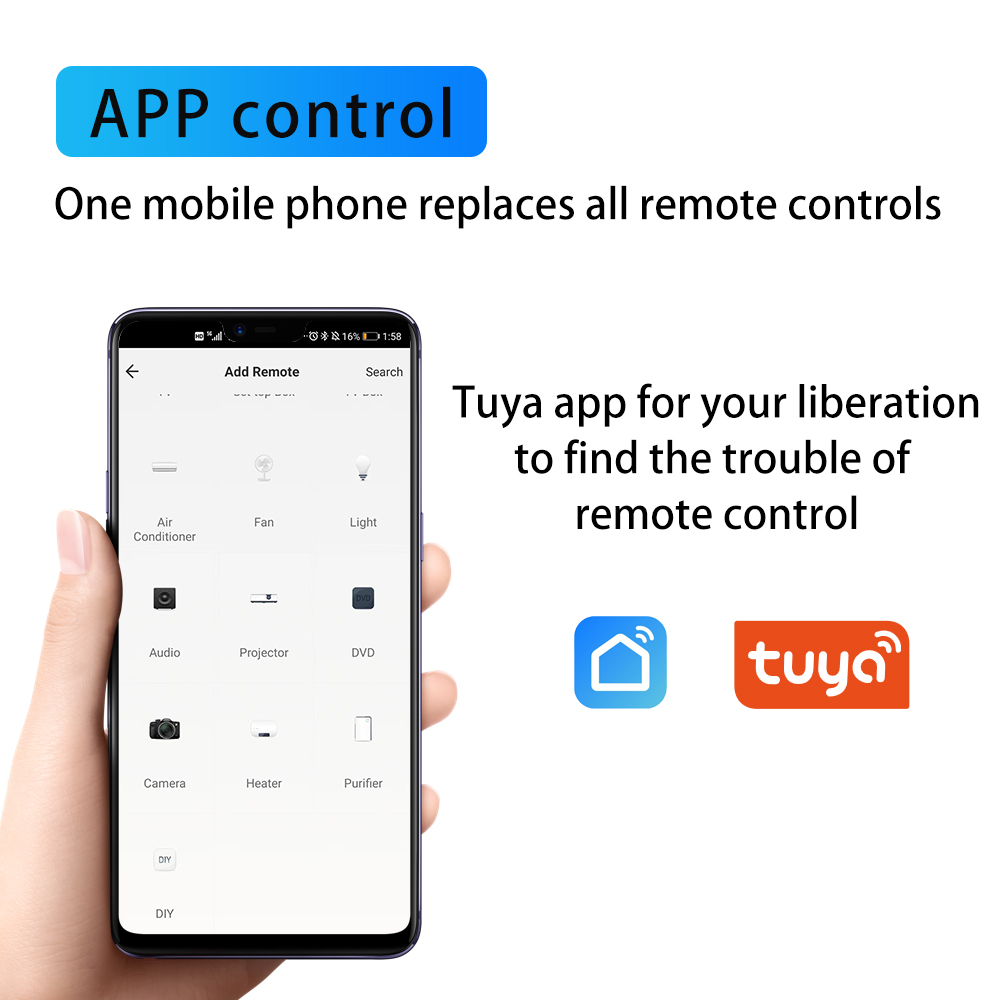 IHSENO Tuya واي فاي الأشعة تحت - مراجعة Universal Remote Smart Home وسعره