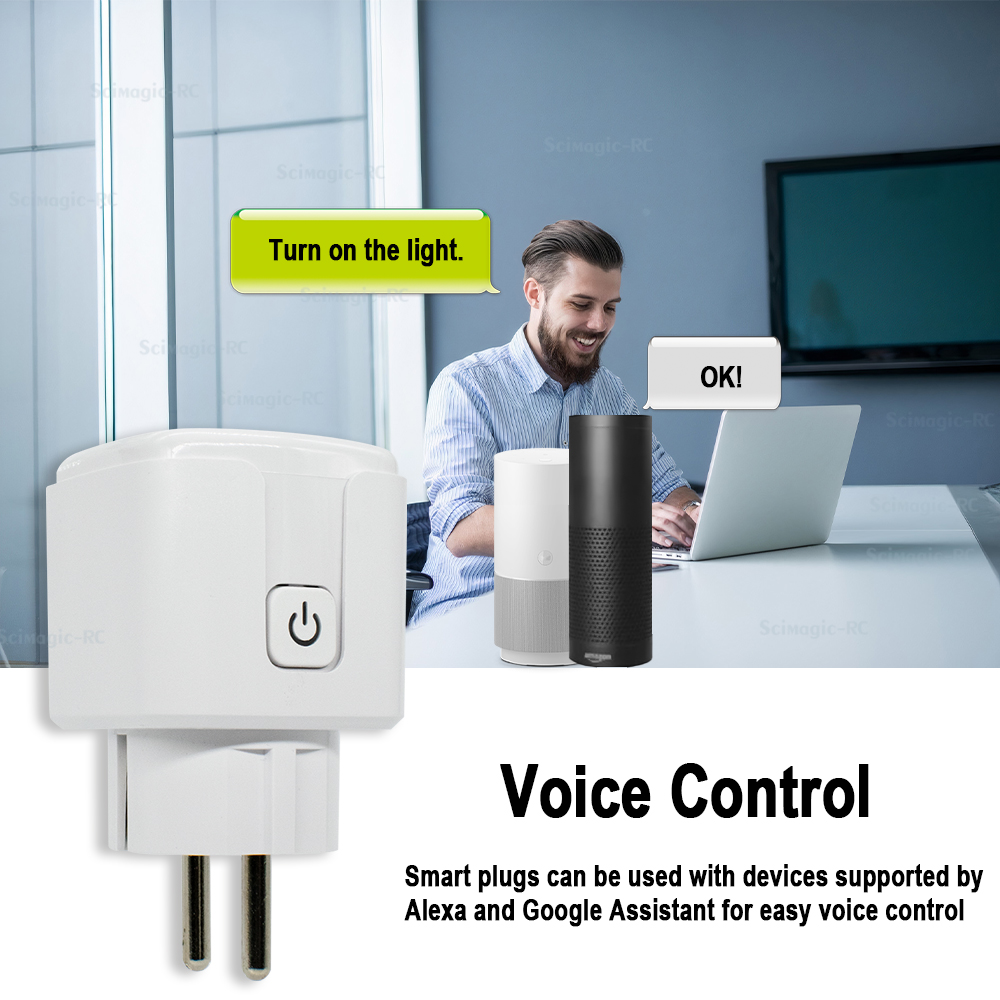 Tuya Smart Plug WiFi مقبس 16A  - مراجعة Smart Home Google وسعره