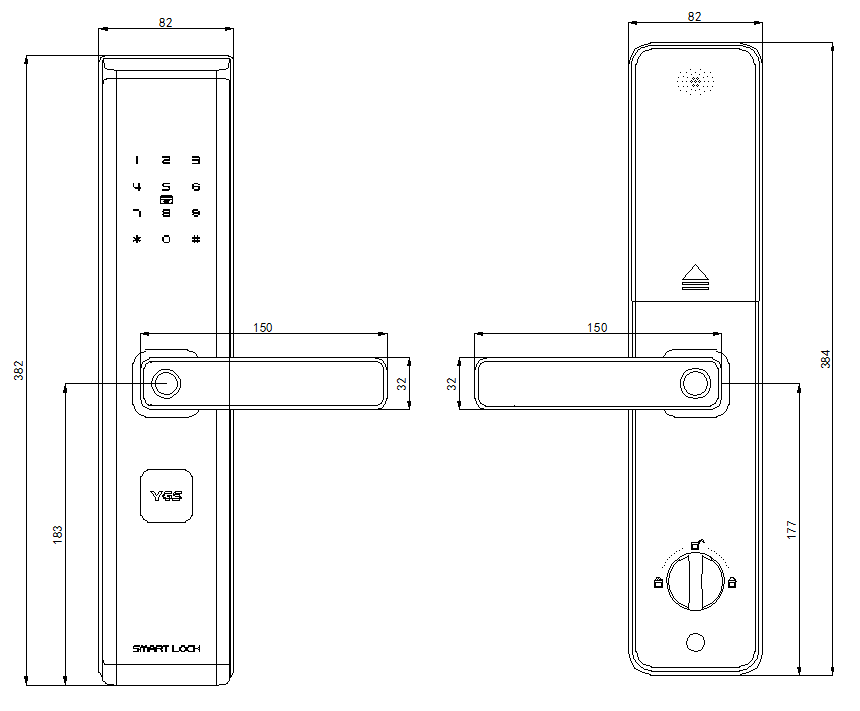 أقفال ذكية رقمية متطورة مزدوجة - مراجعة Smart Door Lock وسعره