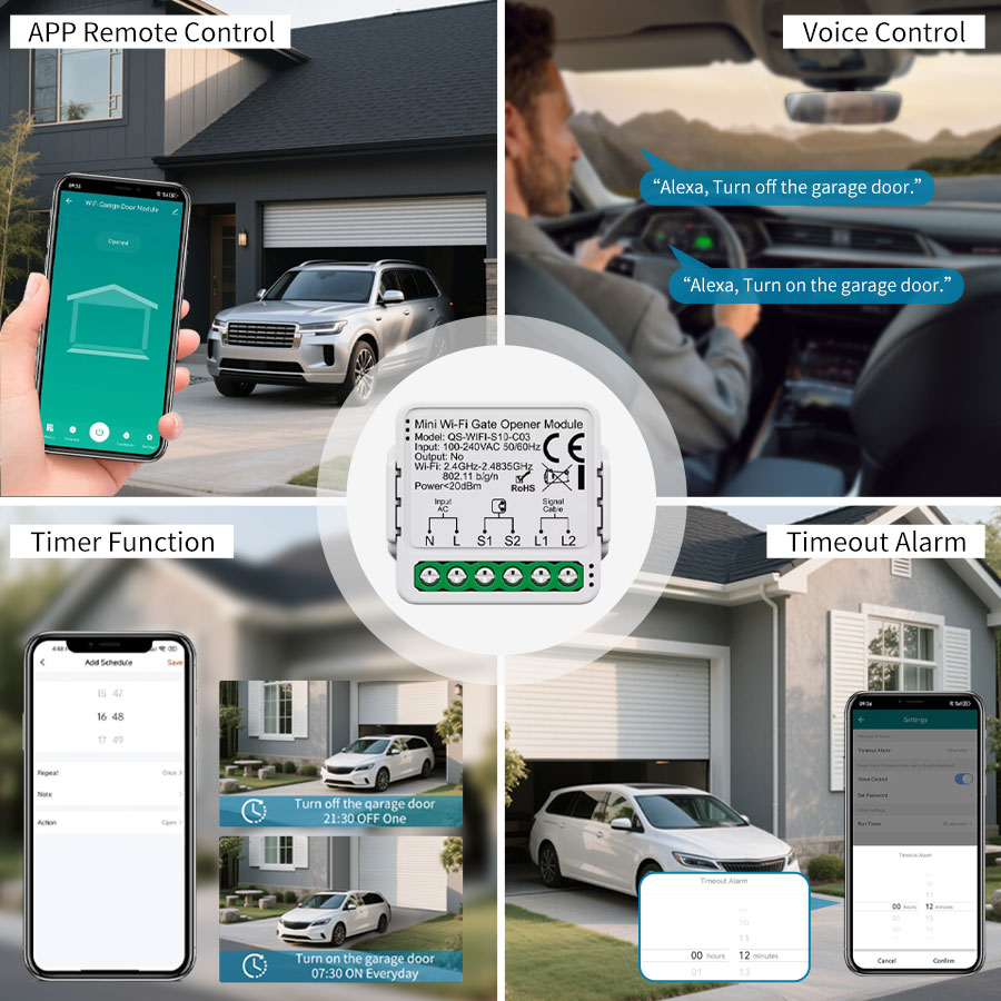 وحدة تحكم ذكية لفتح باب المرآب - مراجعة Smart Home Villa وسعره