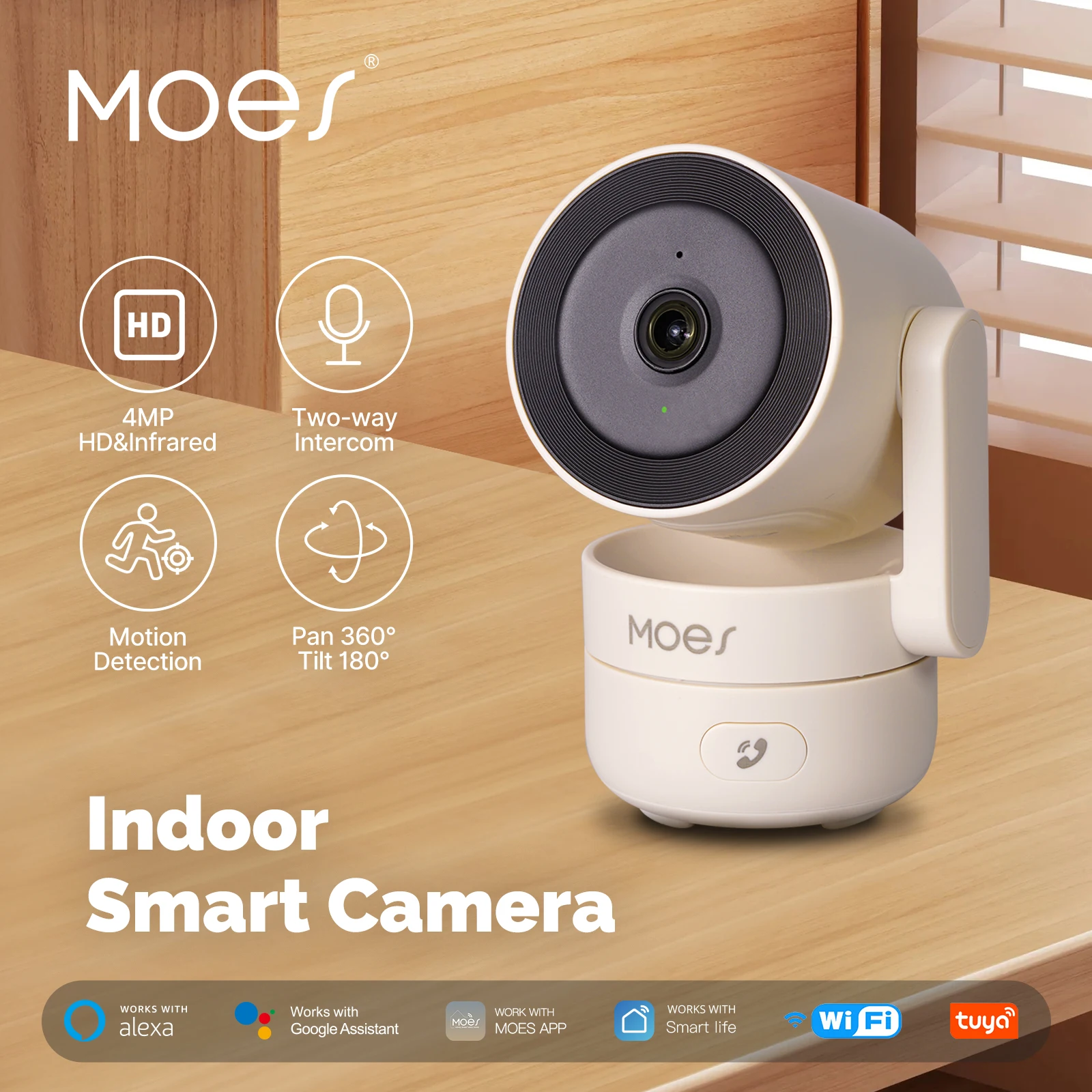 MOESTuya WiFi داخلي عموم/إمالة - مراجعة Smart Home Imou وسعره