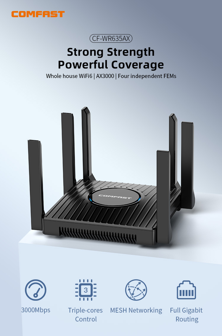 جهاز توجيه COMFAST AX3000 WiFi - مراجعة Smart Home Dan وسعره