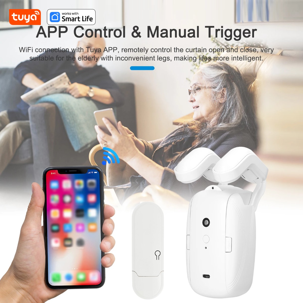 روبوت ستائر ذكي من تويا يعمل ب - مراجعة Smart Home Hub Matter وسعره