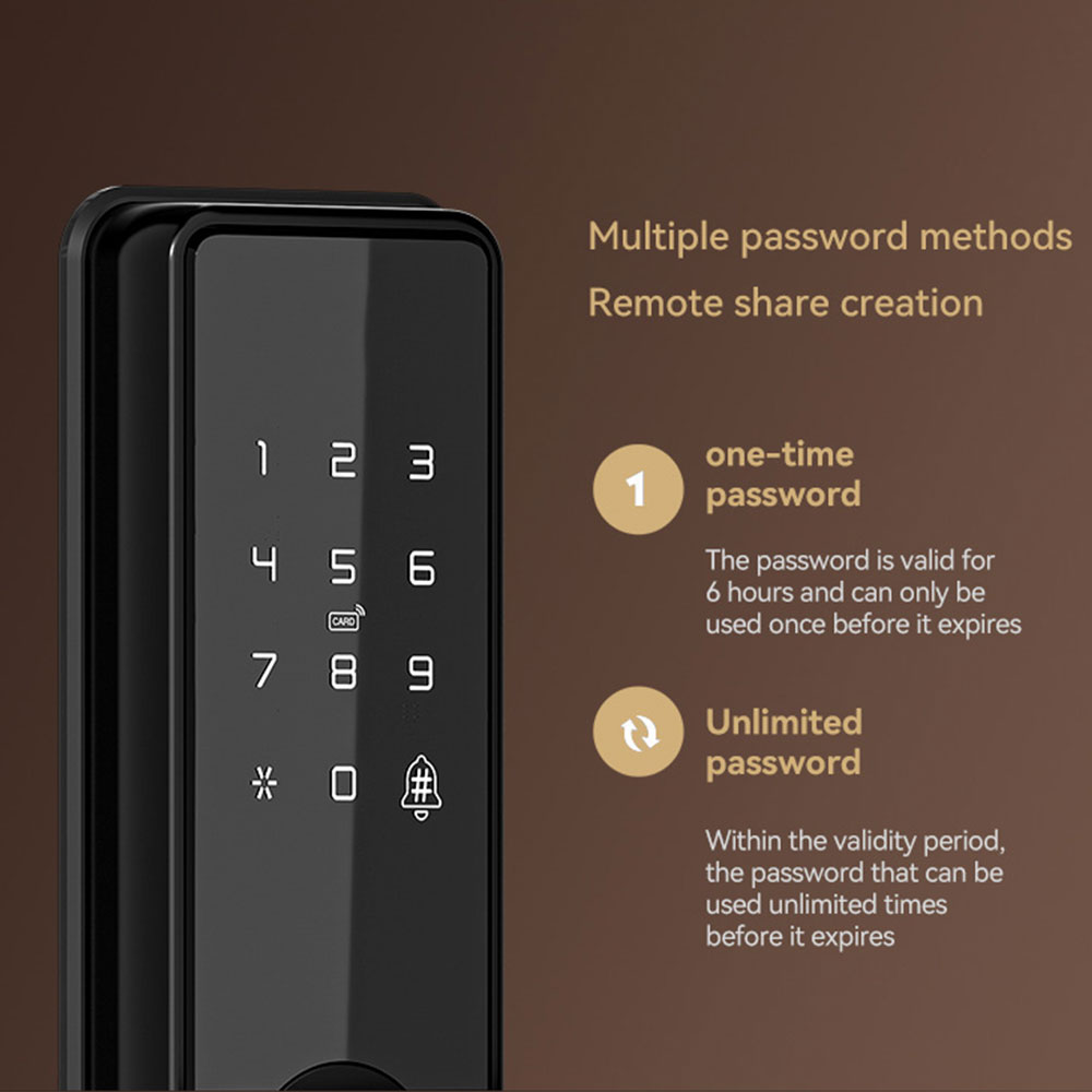 Tuya واي فاي قفل إلكتروني رقمي - مراجعة Smart Door Lock وسعره