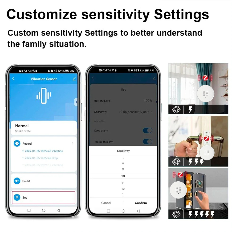 جهاز استشعار الاهتزاز والإمالة - مراجعة Smart Home Security System وسعره