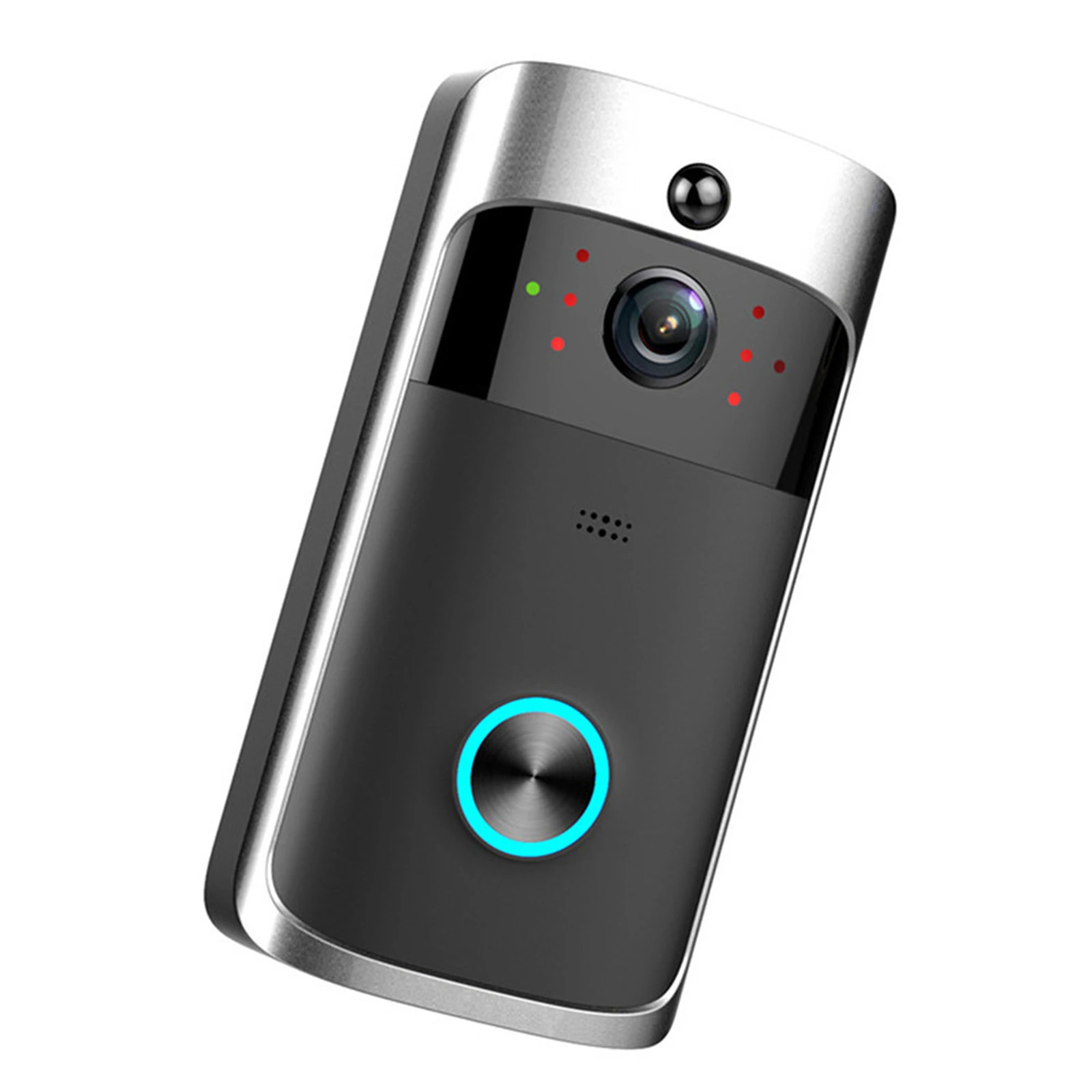 جرس باب فيديو لاسلكي V5 ، واي  - مراجعة Smart Home Video Doorbell Enhanced Security With Smart Doorbell وسعره