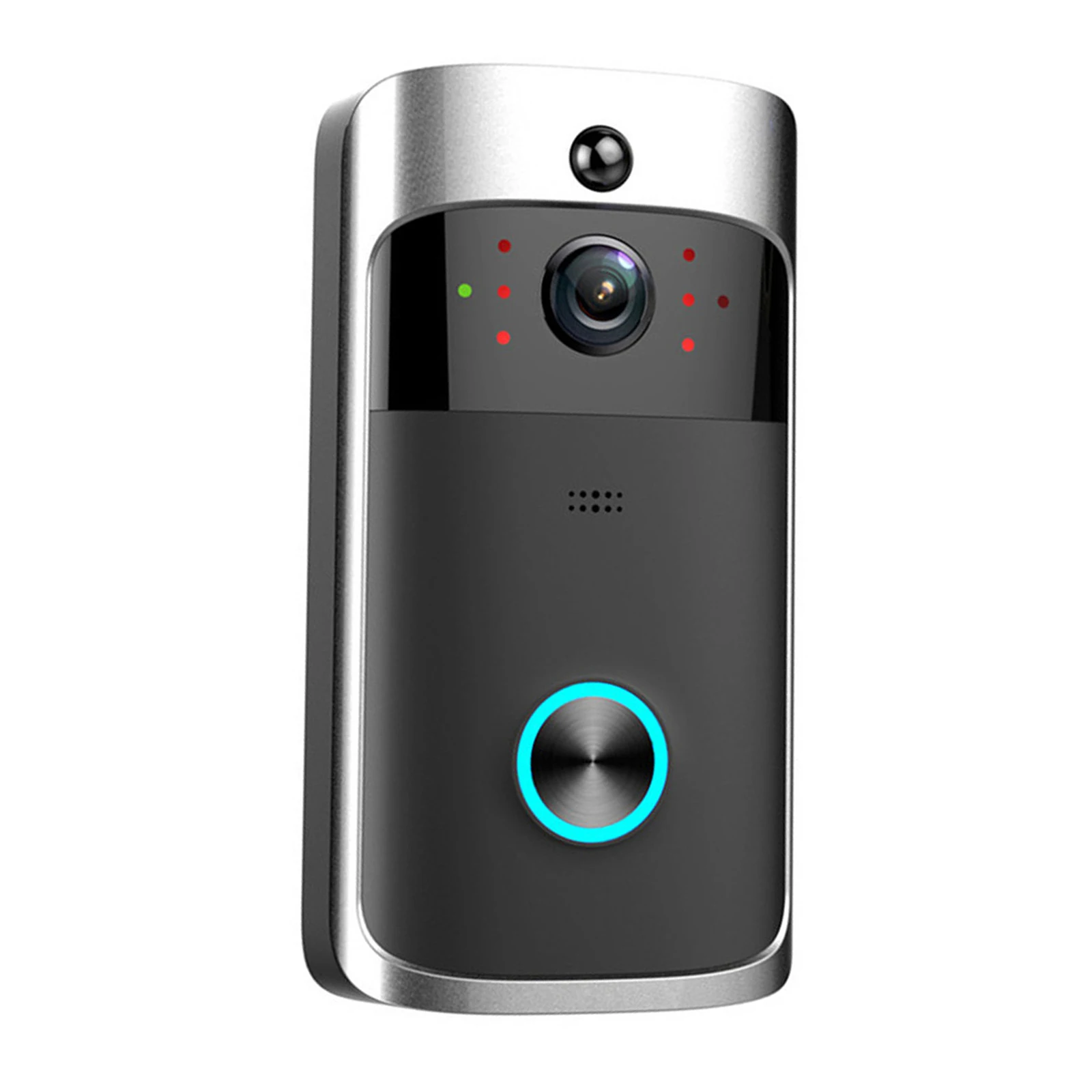 جرس باب فيديو لاسلكي V5 ، واي  - مراجعة Smart Home Video Doorbell Enhanced Security With Smart Doorbell وسعره