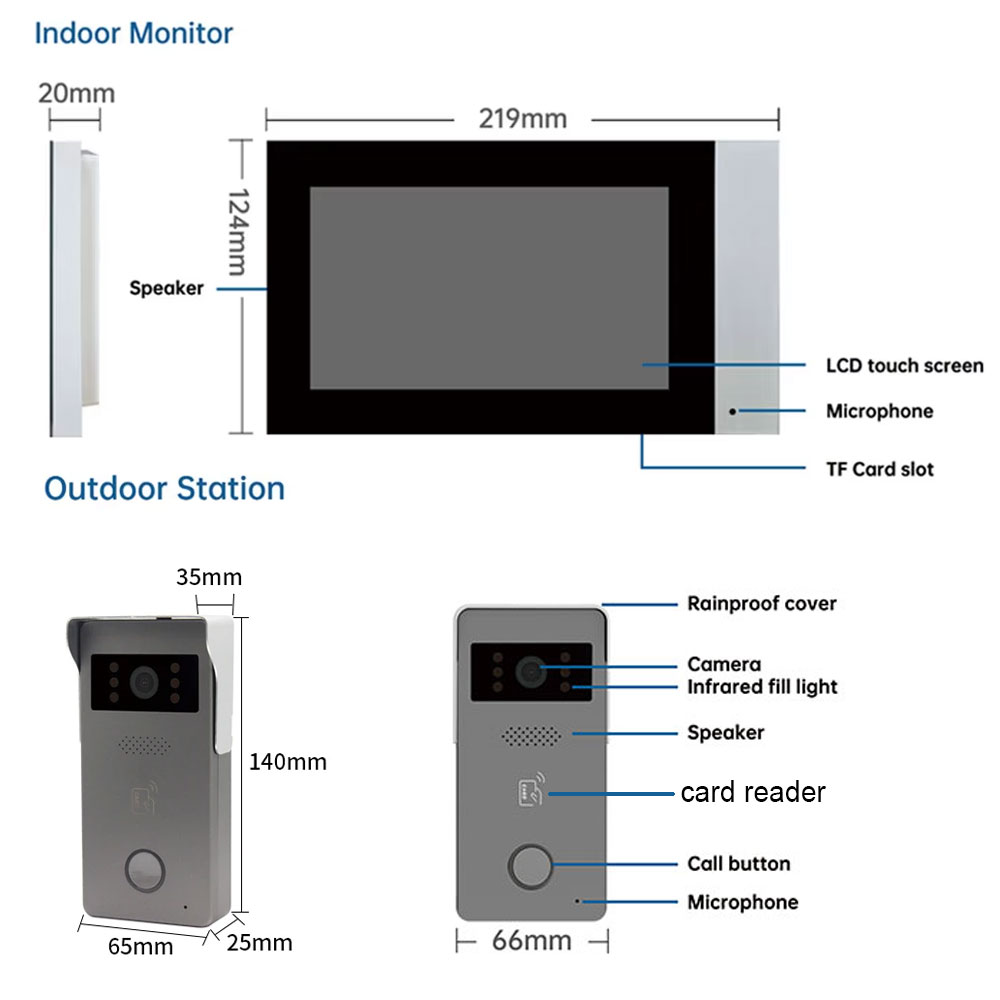 نظام اتصال داخلي مرئي بسلكين،  - مراجعة Smart Home Video Doorbell Enhanced Security With Smart Doorbell وسعره